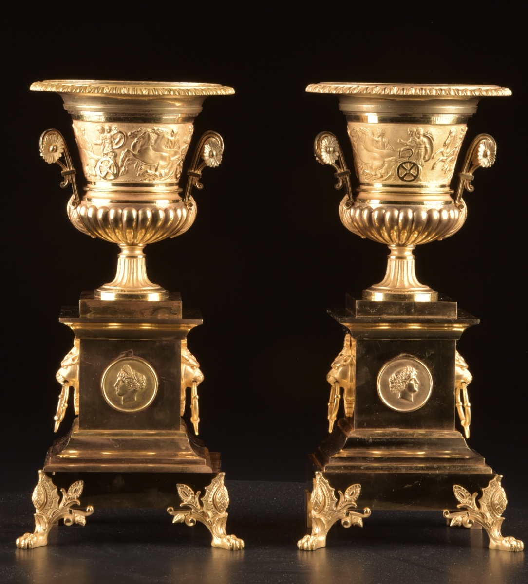 Pair Of French Empire-era Cassolettes 