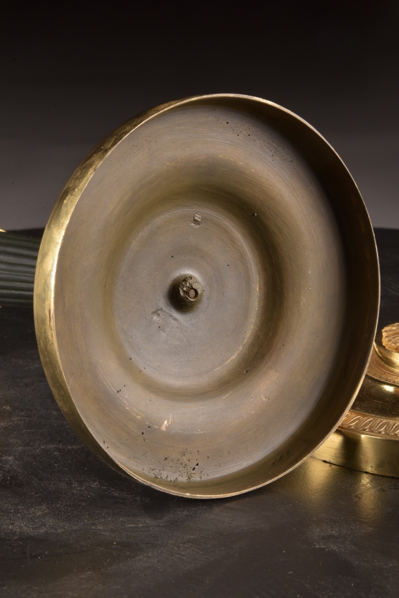 Paire de flambeaux Empire « Retour d’Égypte », attribuée à Claude Galle, vers 1805-photo-4