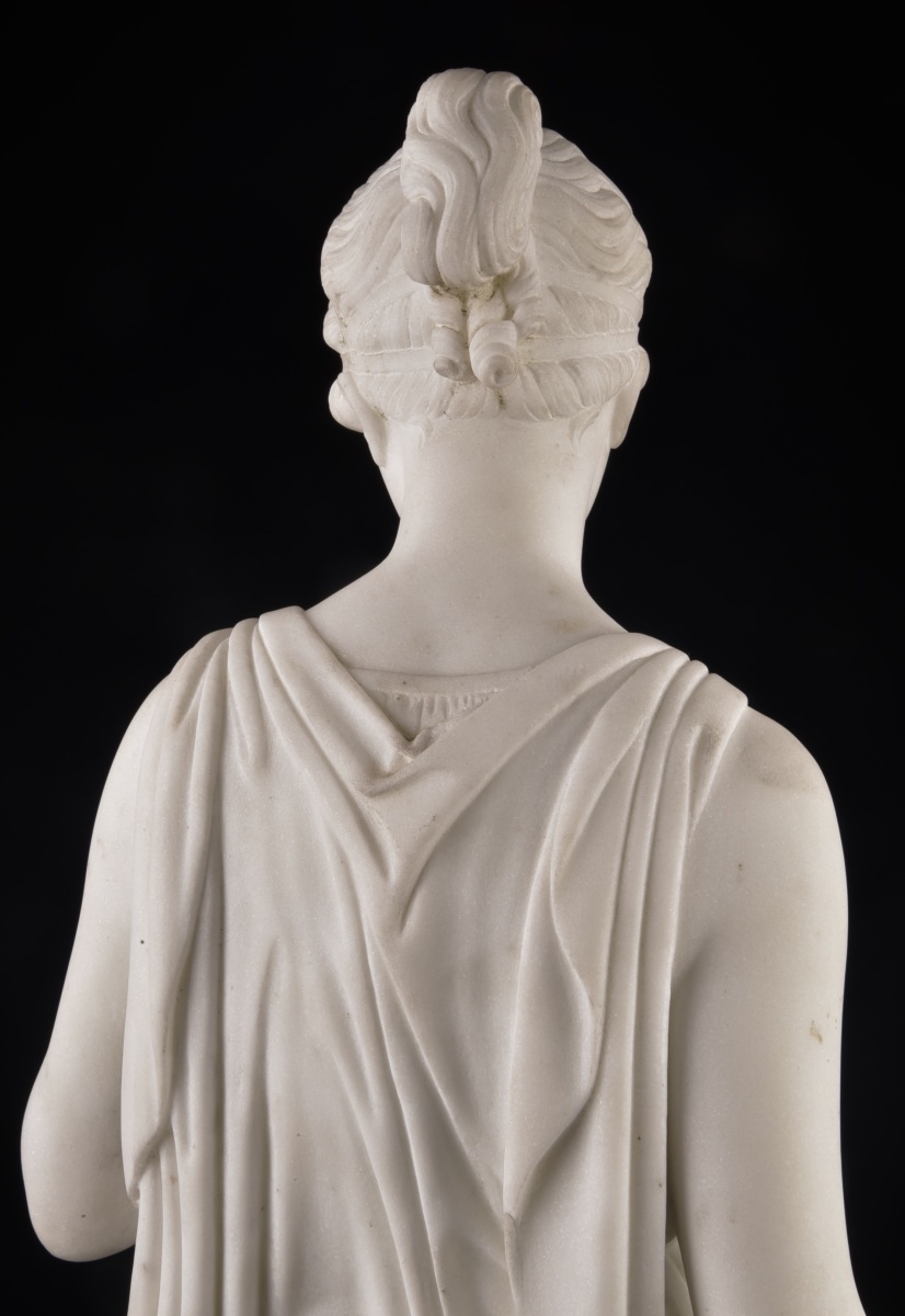 Hebe In Carrara Marble, After Bertel Thorvaldsen  Empire Period – Early 19th Century-photo-2
