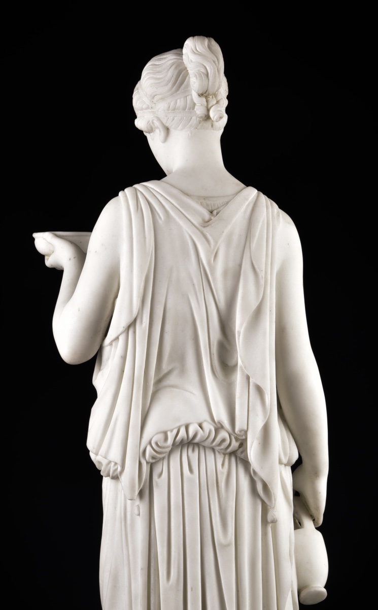Hebe In Carrara Marble, After Bertel Thorvaldsen  Empire Period – Early 19th Century-photo-8