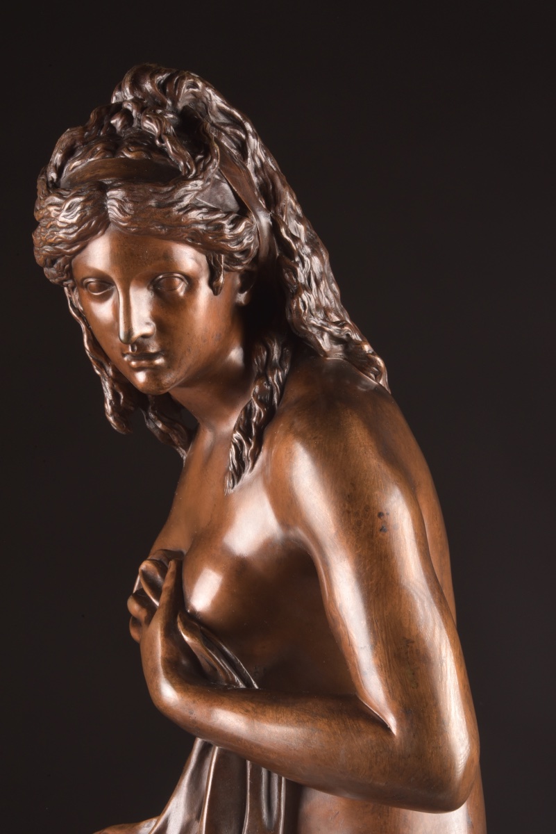 La Nymphe Amalthée et sa chèvre D’après Pierre Julien (1731–1804) – Barbedienne-photo-7