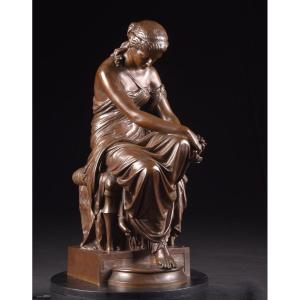 "Psyché" Par Eugène-Antoine Aizelin Français (1821 - 1902)