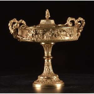 Napoleon III Gilt Bronze Bowl – Circa 1860