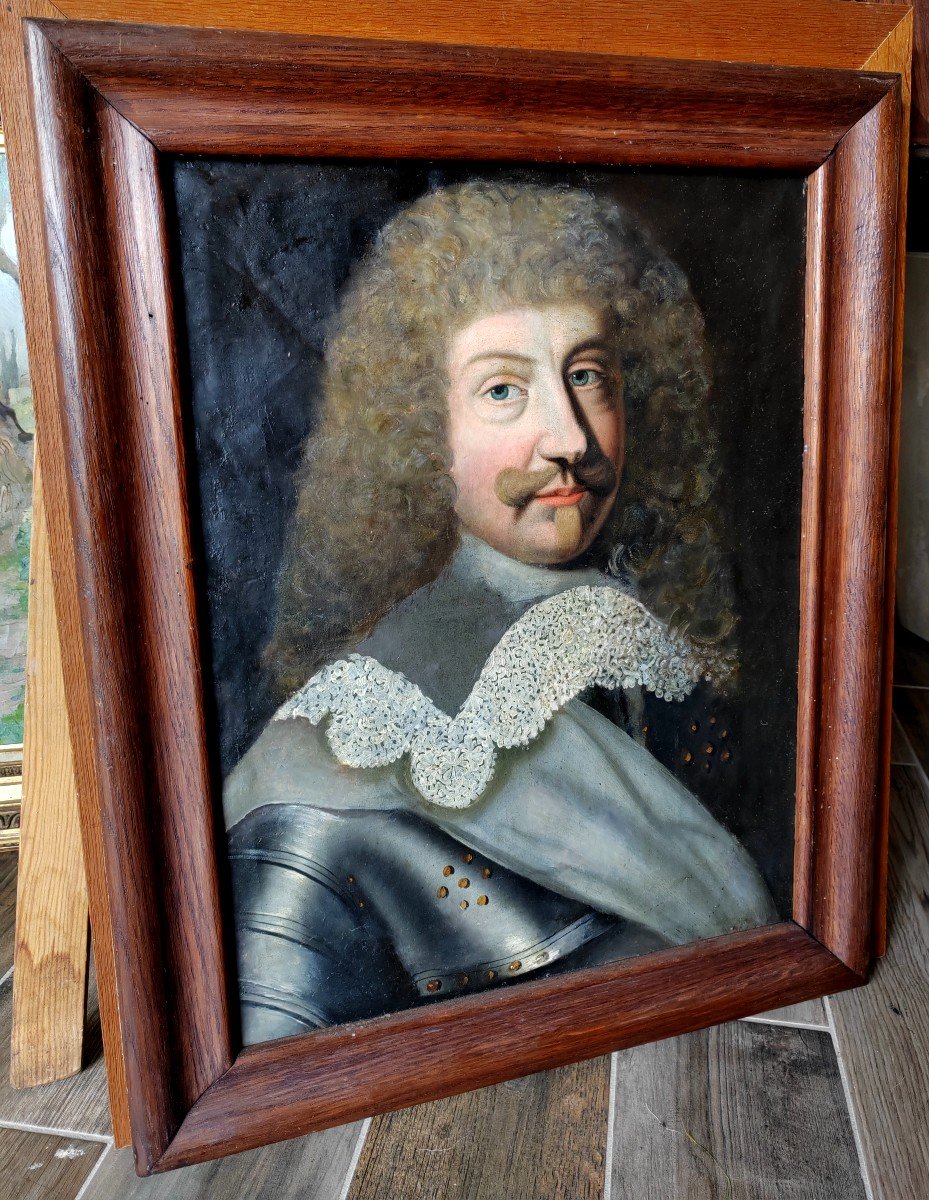 Portrait De Louis De Bourbon Comte De Soissons Fin 17 ème 