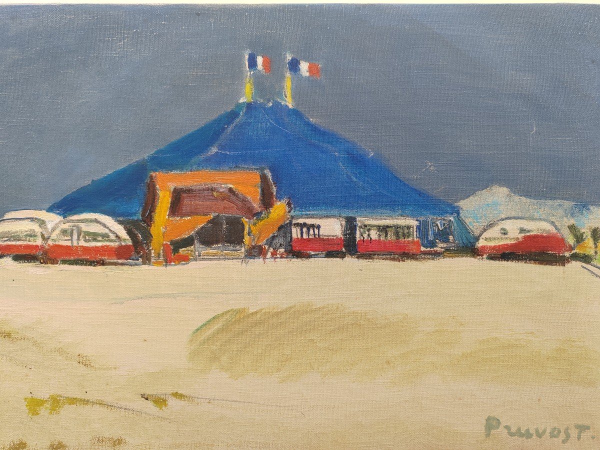 The Circus At St Cyprien By Pierre Pruvost 1963-photo-2