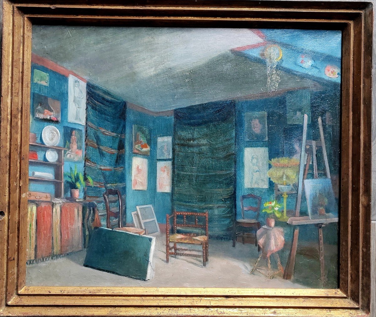 The Artist's Studio, French School, Late 19th Century 