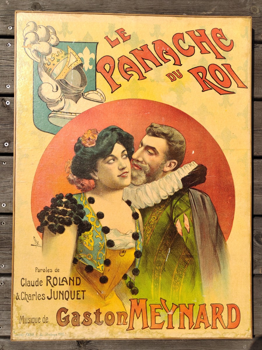 Grande affiche Henri IV le panache du Roi par Jacques Faria 
