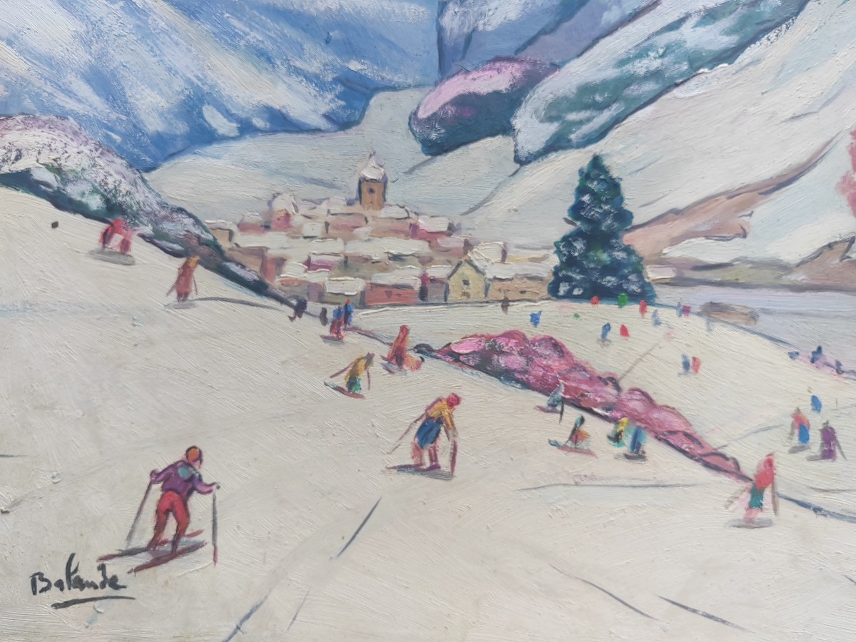 Gaston Balande ski dans le Jura -photo-2