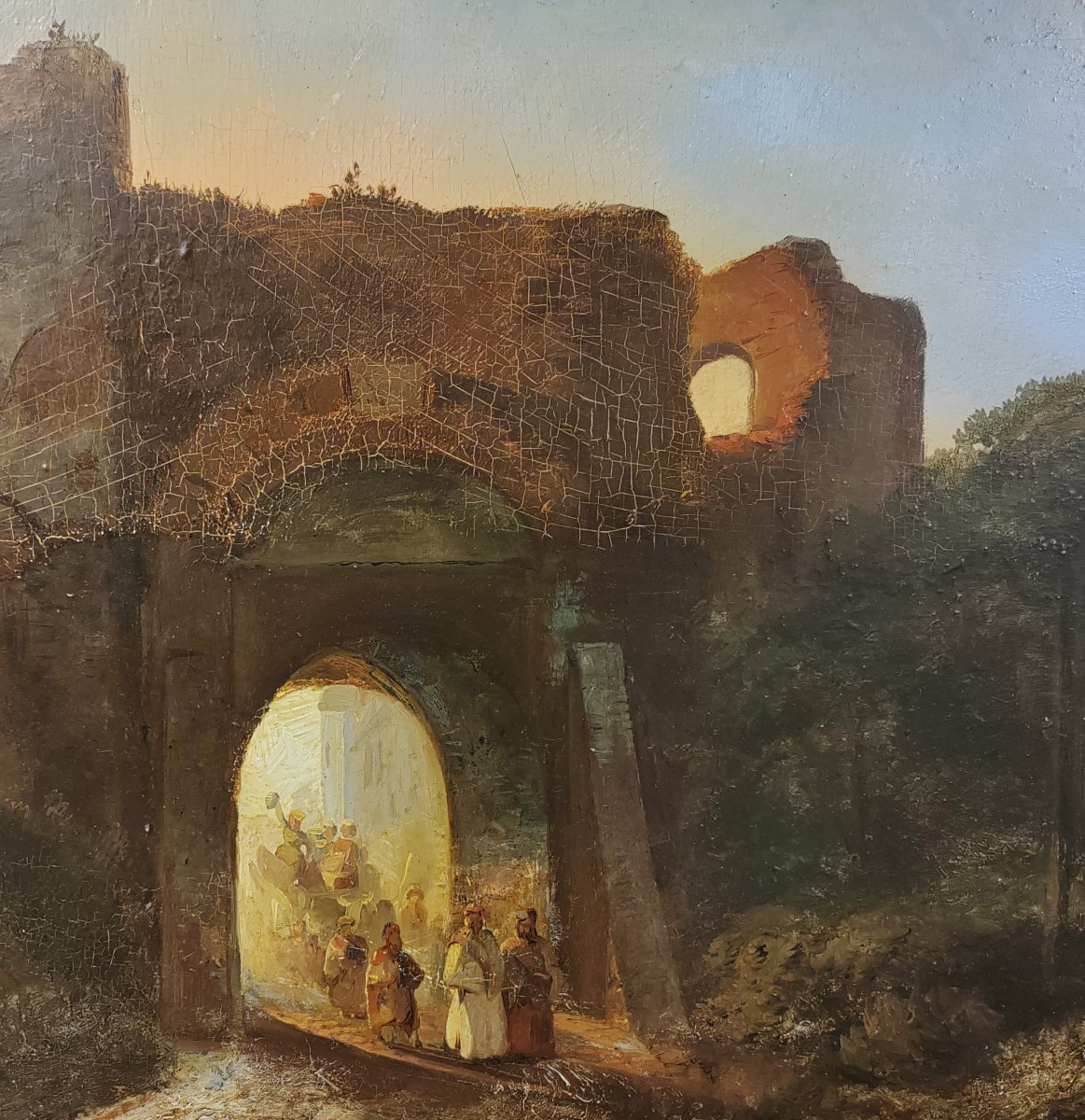Lodewijk Hendrick ARENDS (1817-1873) effet de lumière en Orient -photo-3