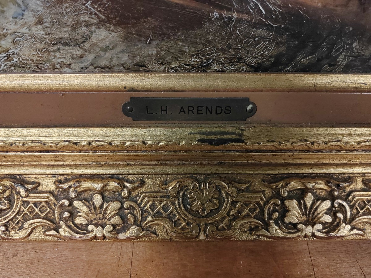 Lodewijk Hendrick ARENDS (1817-1873) effet de lumière en Orient -photo-4