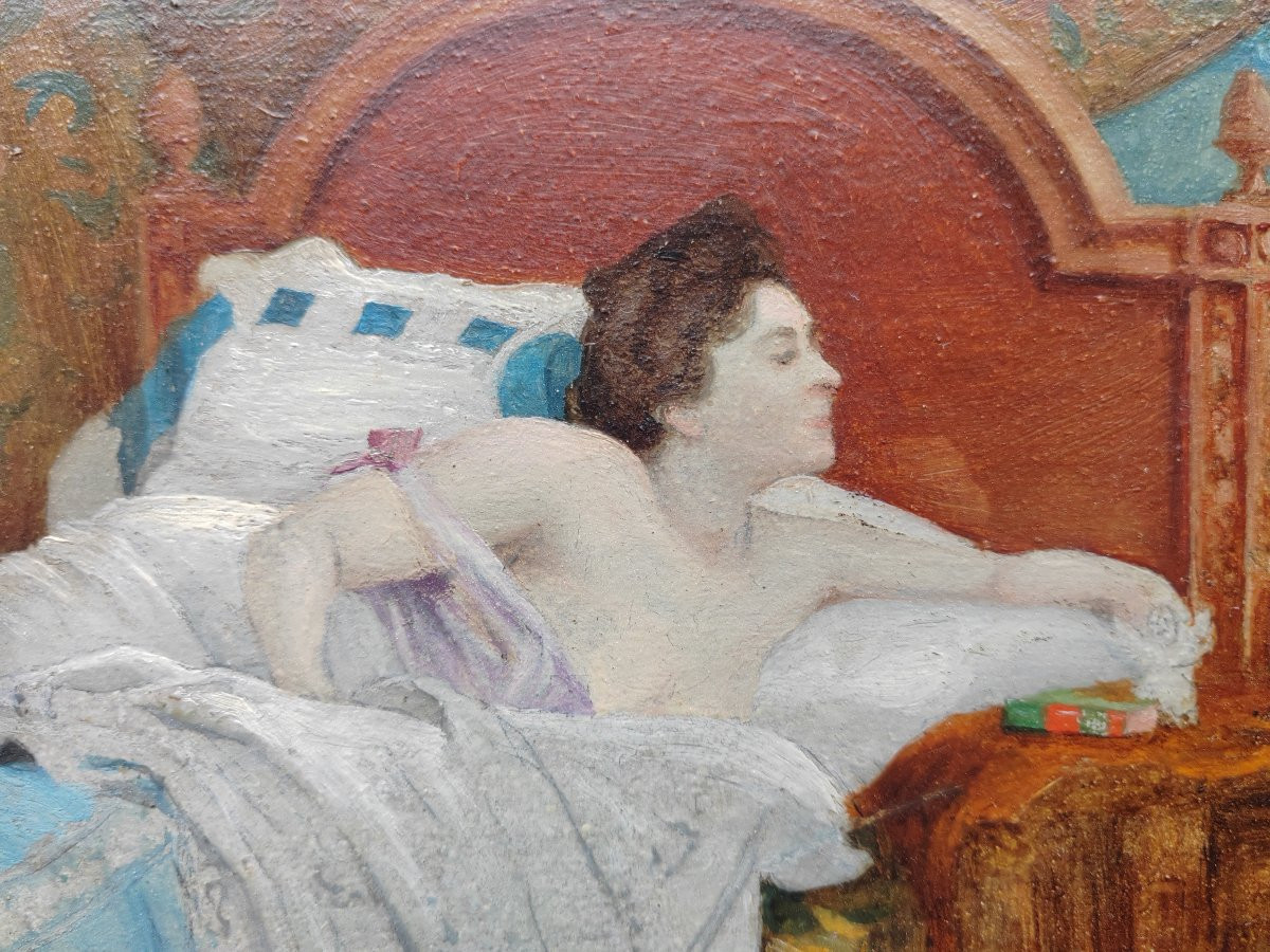 Vers le sommeil proche d'Ulisse Caputo Art déco -photo-3