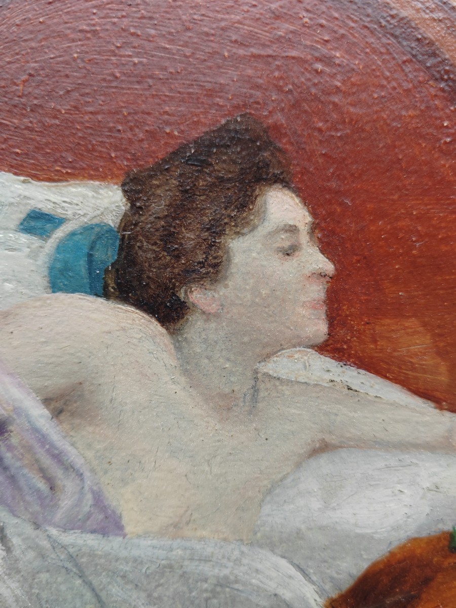 Vers le sommeil proche d'Ulisse Caputo Art déco -photo-4