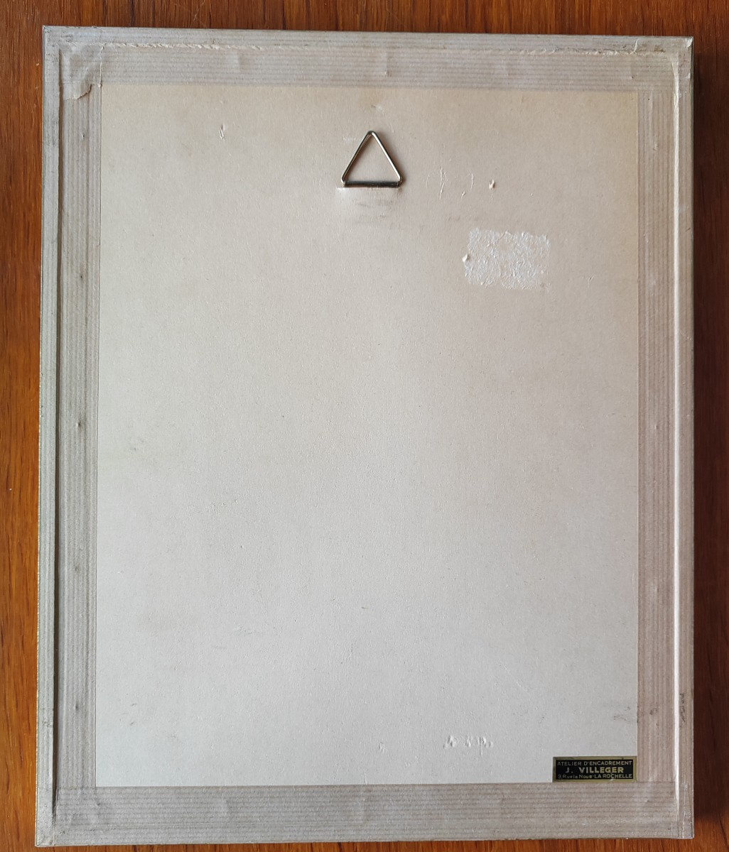 La sortie de la messe Madeleine Luka gouache La Rochelle-photo-1