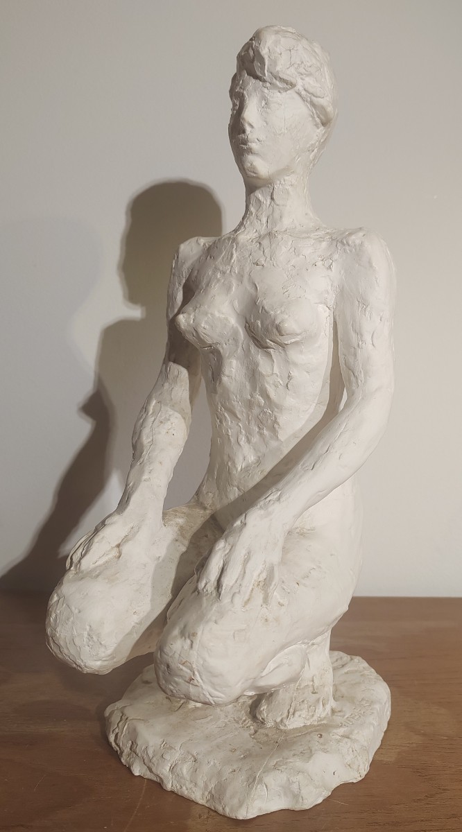 Hubert Yencesse (1900-1987) sculptures en plâtre danseuse Nicole Amigues -photo-1