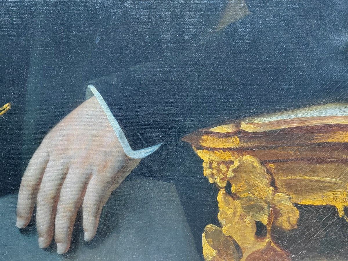 Eugène Lagier (1817-1892) Marseille portrait Dandy notable-photo-2