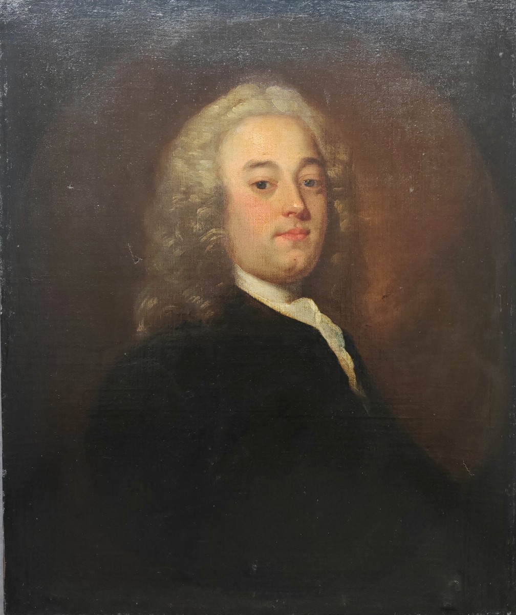 James Latham (1696-1747) École irlandaise aristocrate anglais Dandy 18 ème