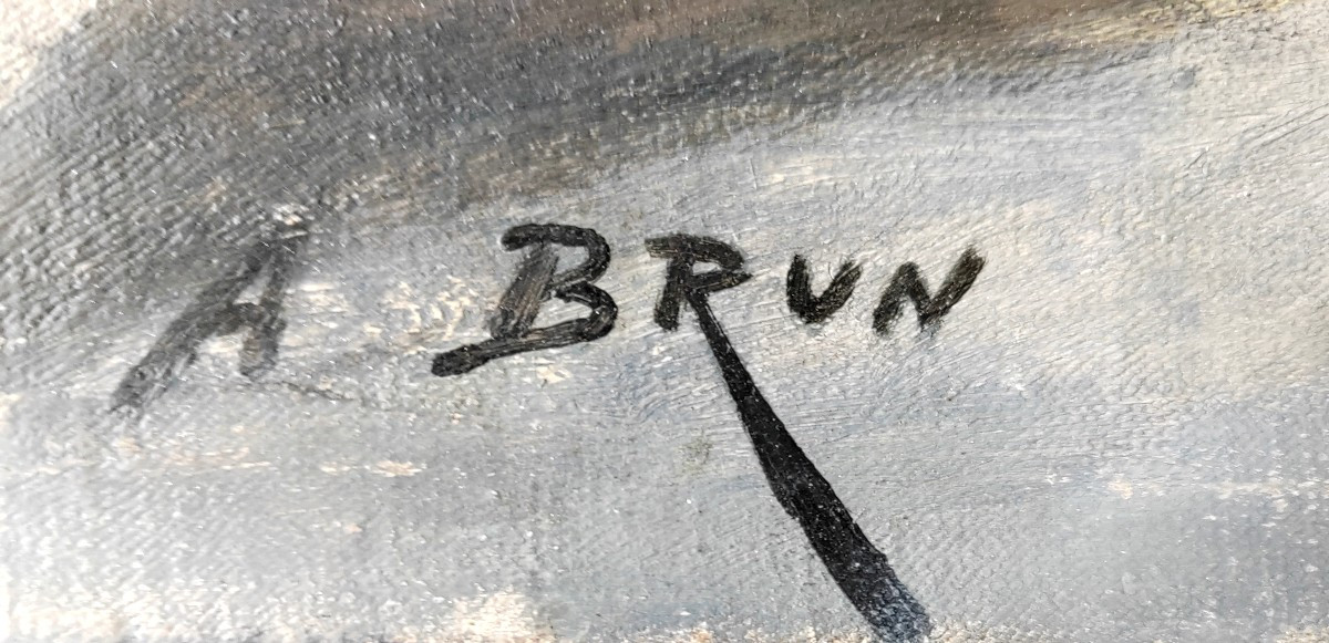 Alexandre Brun Study Of Christ's Feet -photo-3