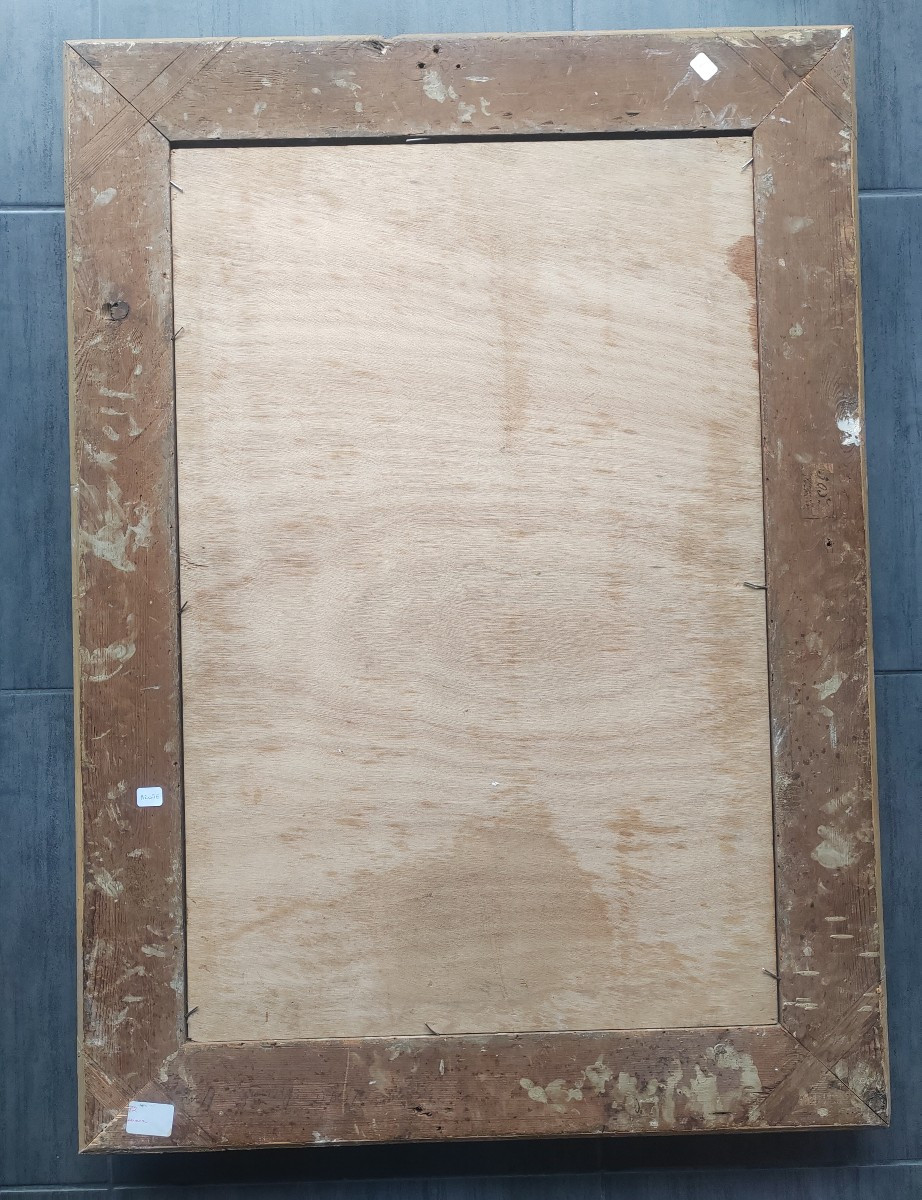 Louis Henri Deluermoz (Paris 1876-1943) autoportrait dans l'atelier -photo-2