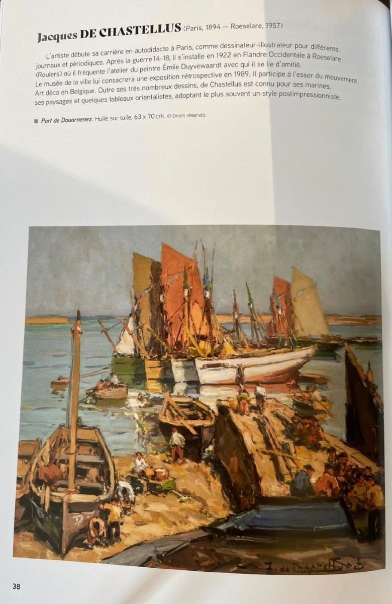 Jacques de Chastellux (1894-1957) Retour de pêche au Guilvinec -photo-2