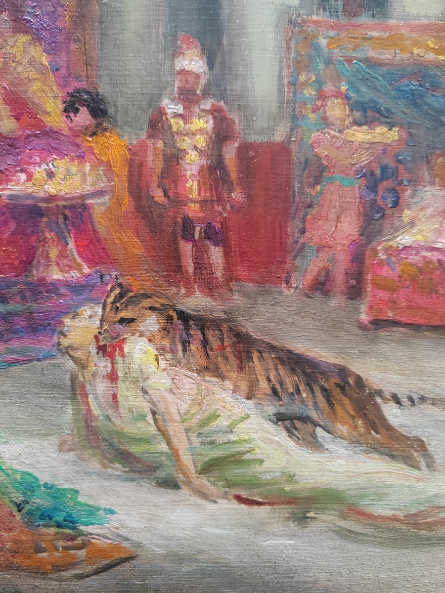 Georges Antoine Rochegrosse (1859-1938) études pour les jeux du cirque-photo-2