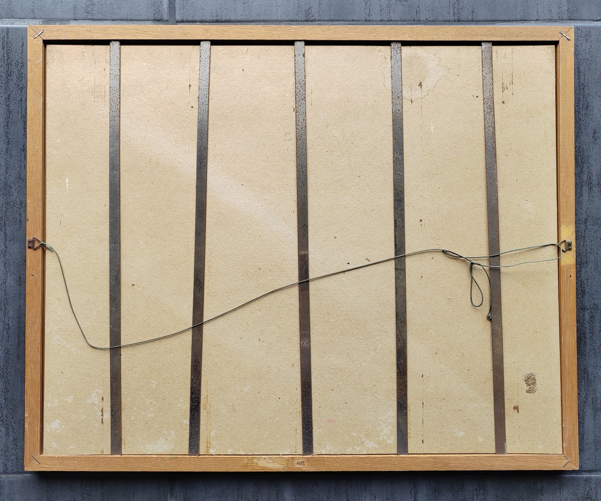 Tahiti Rui Juventin gouache Papeete 1973-photo-4