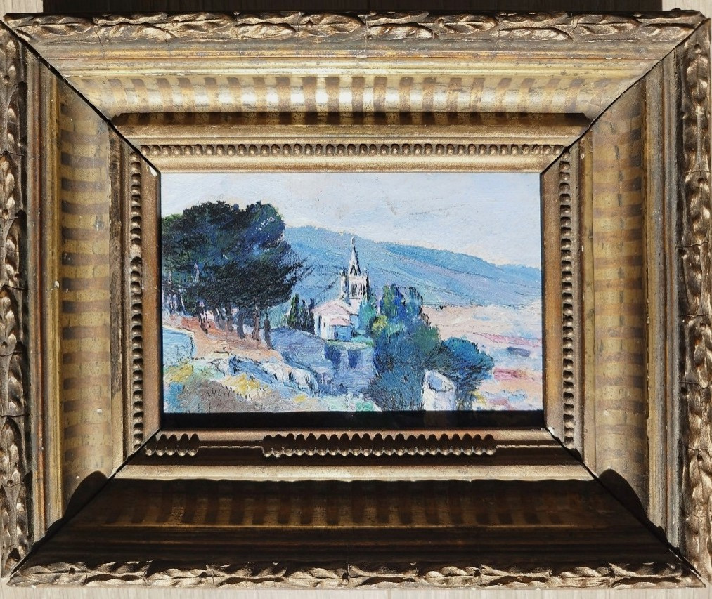 Armand Auguste De Conchy Bonnieux Miniature Luberon 