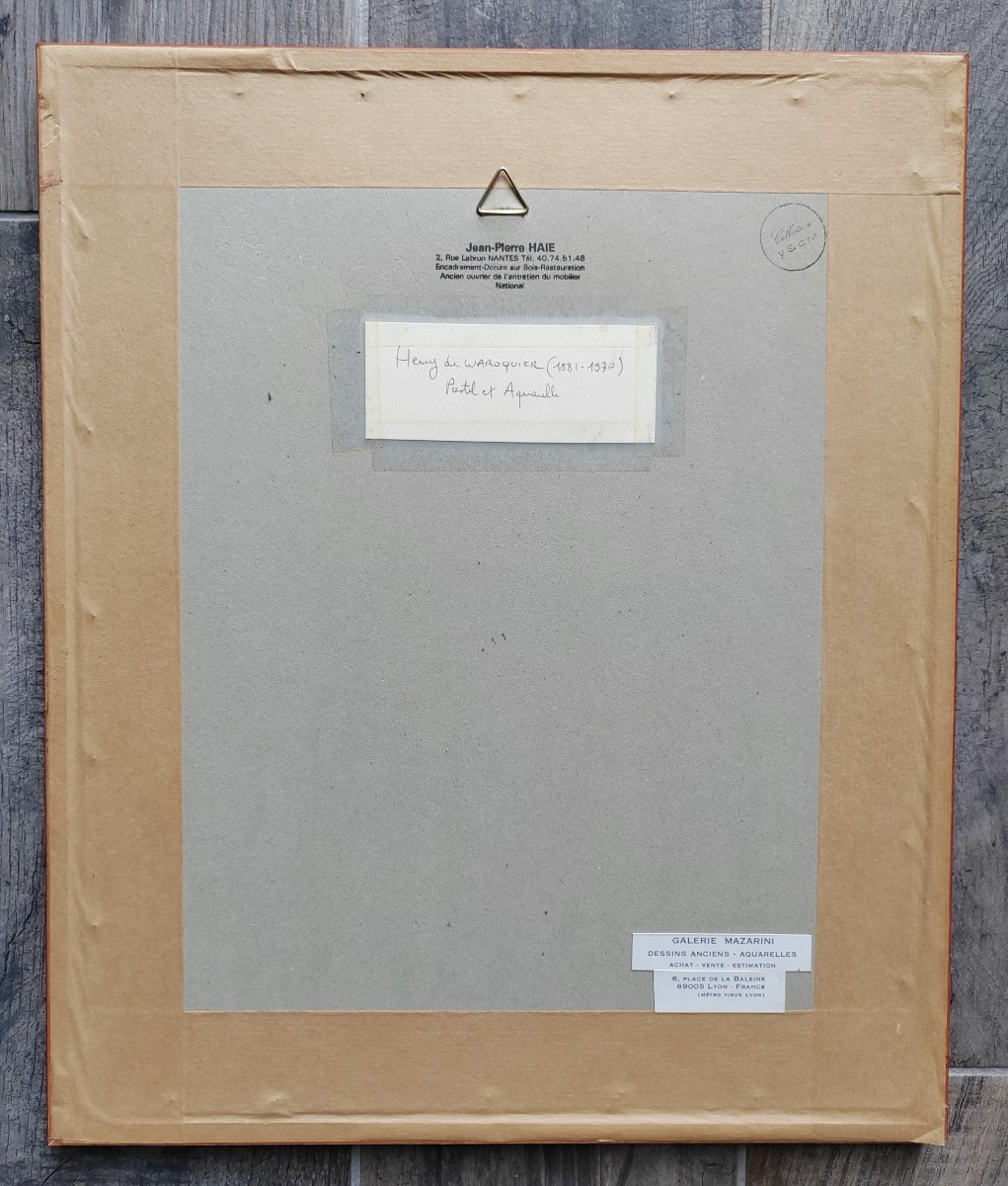 Henry De Waroquier (1981-1970) masque du mime 1932-photo-1