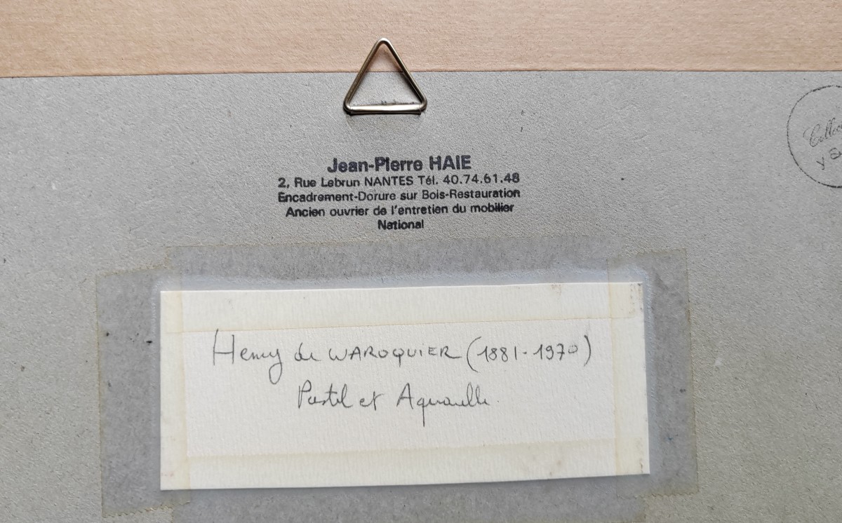 Henry De Waroquier (1981-1970) masque du mime 1932-photo-4