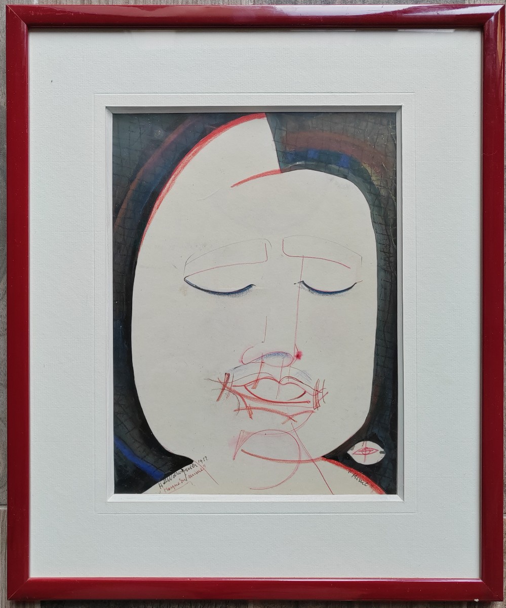 Henry De Waroquier (1981-1970) masque du mime 1932