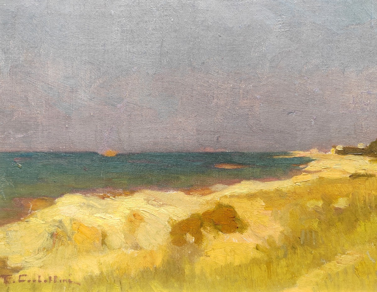 François Corbellini (1863-1943) View Of Corsica-photo-2