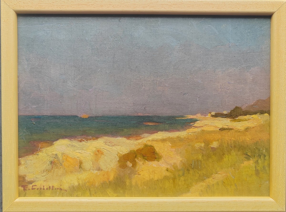 François Corbellini (1863-1943) View Of Corsica