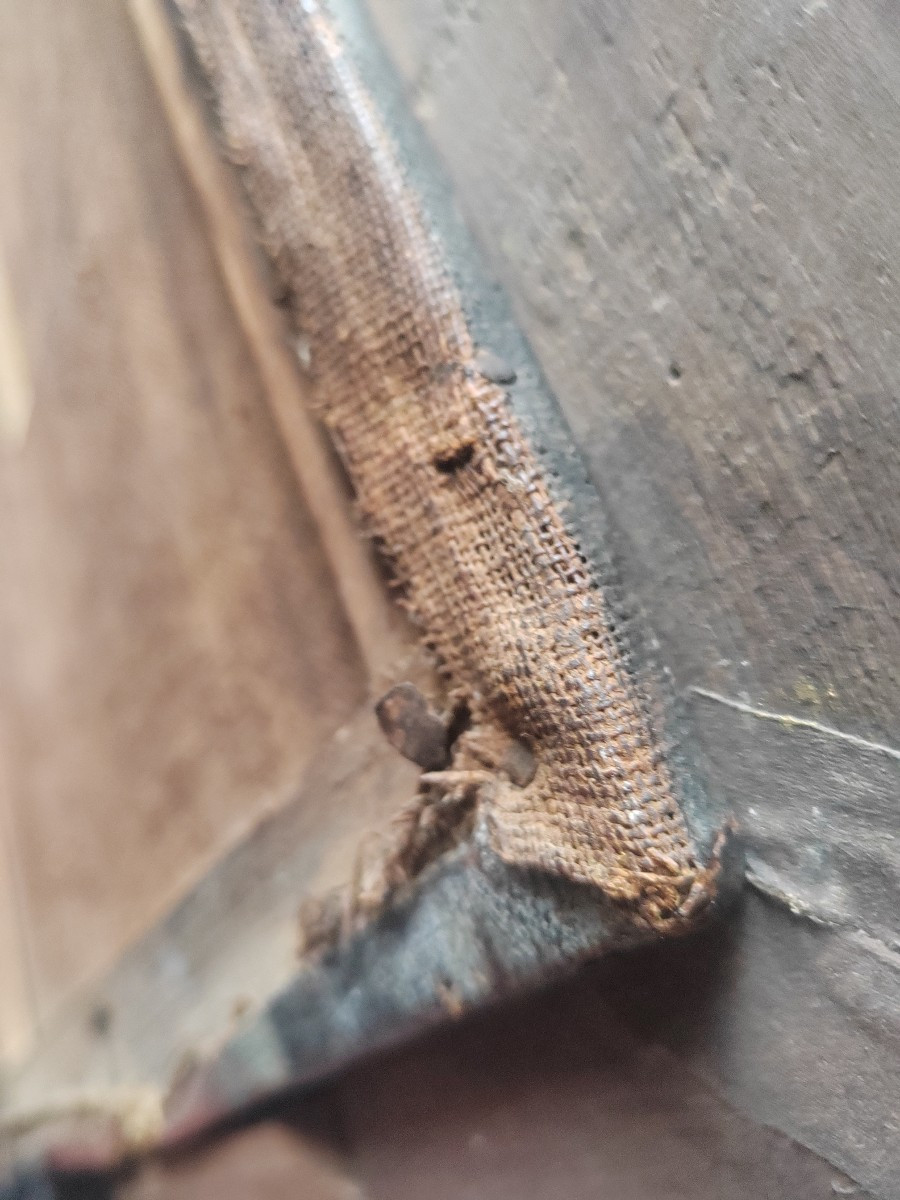 Virgin Mary Louis XIV Period Lily Frame-photo-2