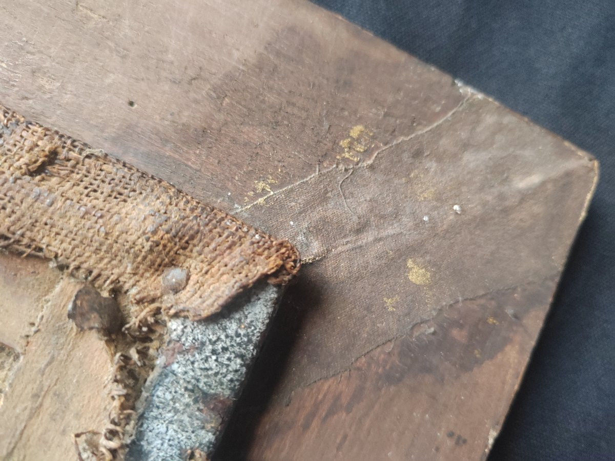 Virgin Mary Louis XIV Period Lily Frame-photo-6