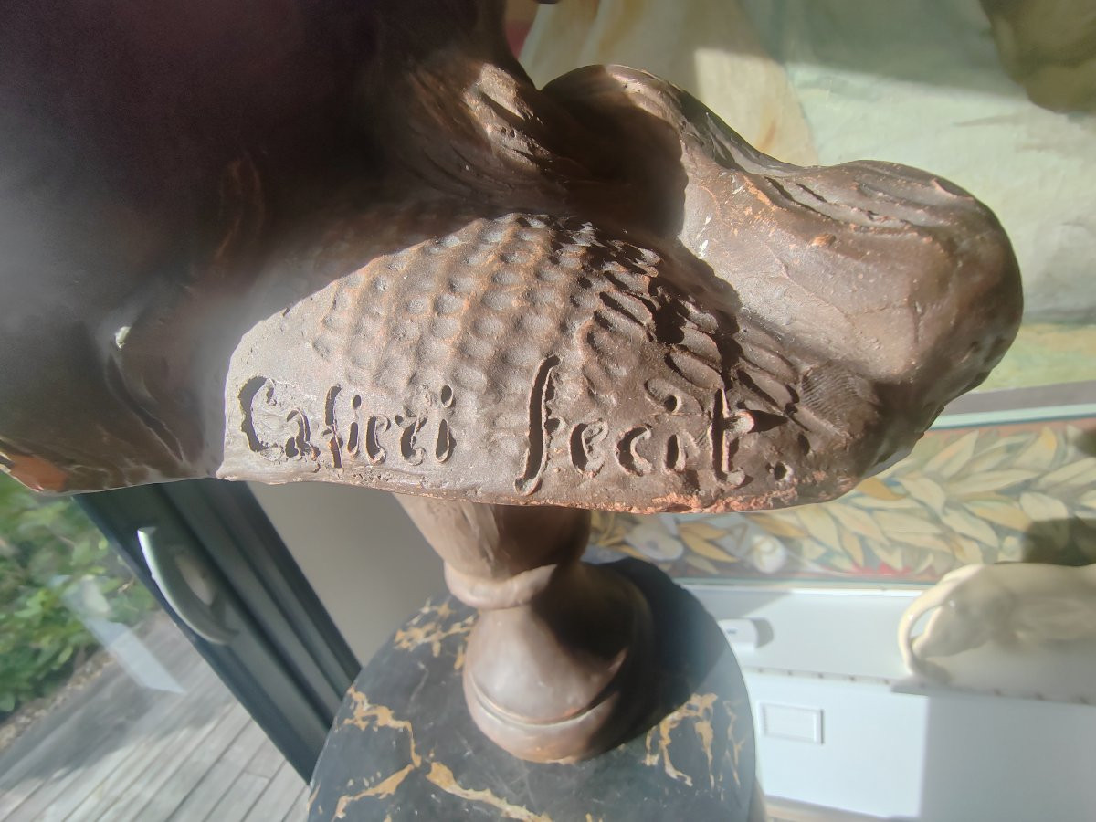 Bust Of Beaumarchais Caffieri, French Revolution-photo-4