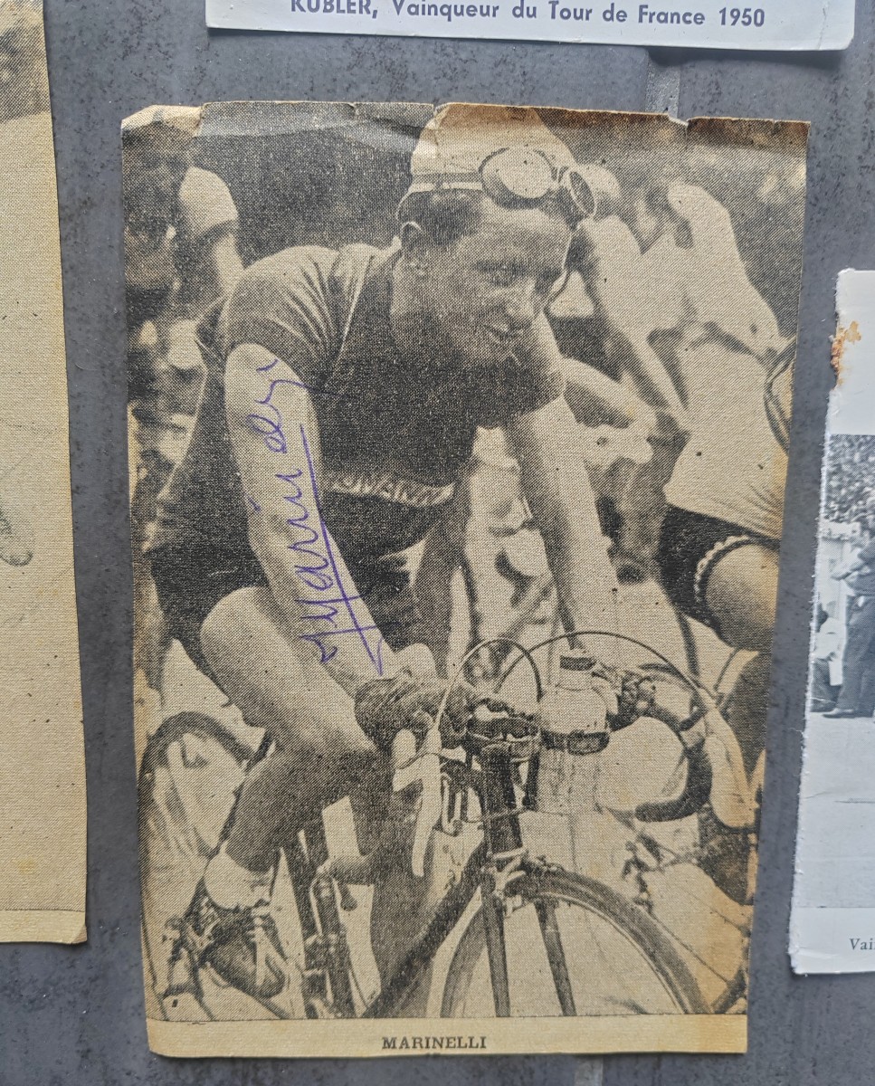 Lot autographes cartes postales tour de France cyclisme les géants de la route -photo-5