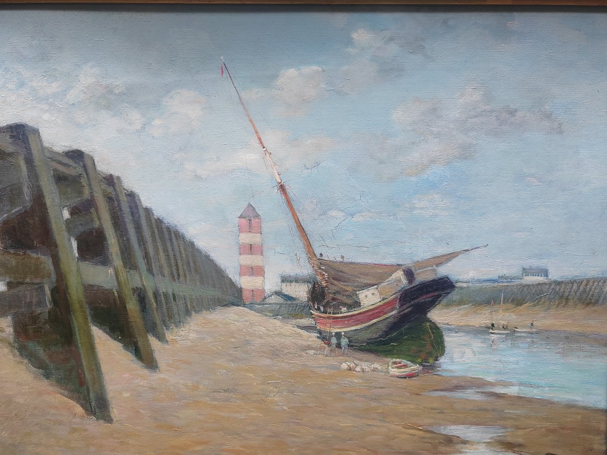 Albert Matignon (attribué à) Trouville Deauville 1895-photo-5