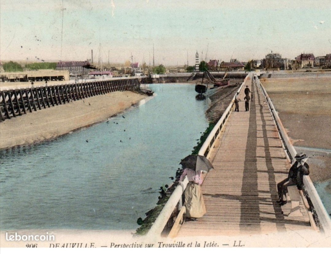 Albert Matignon (attribué à) Trouville Deauville 1895-photo-6