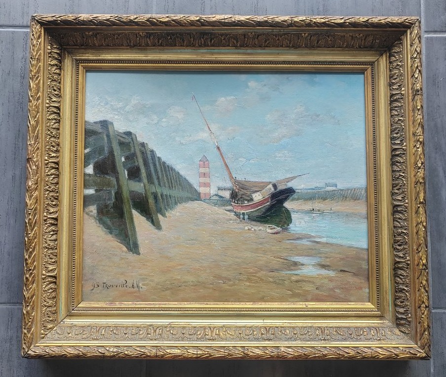 Albert Matignon (attribué à) Trouville Deauville 1895