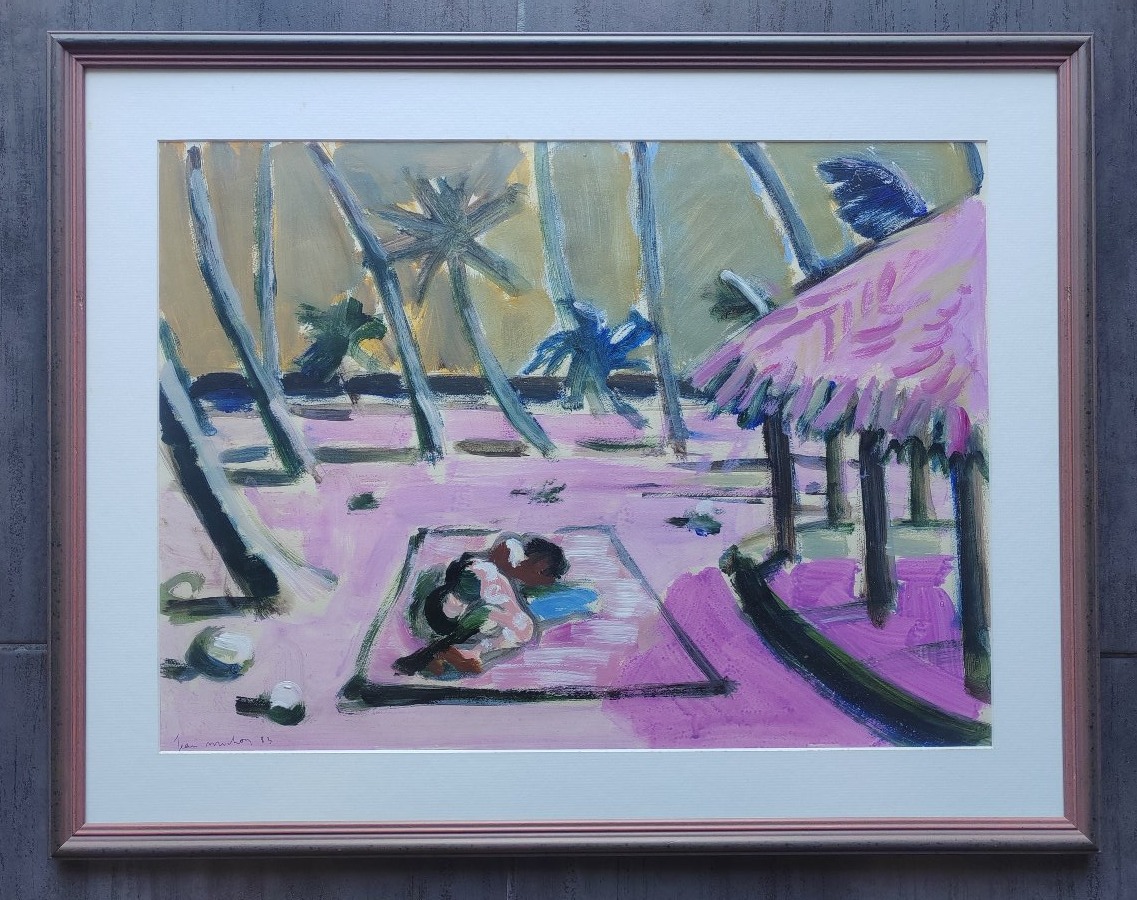 Jean Michon Tahiti Wallis et Futuna grande oeuvre Fauve -photo-3