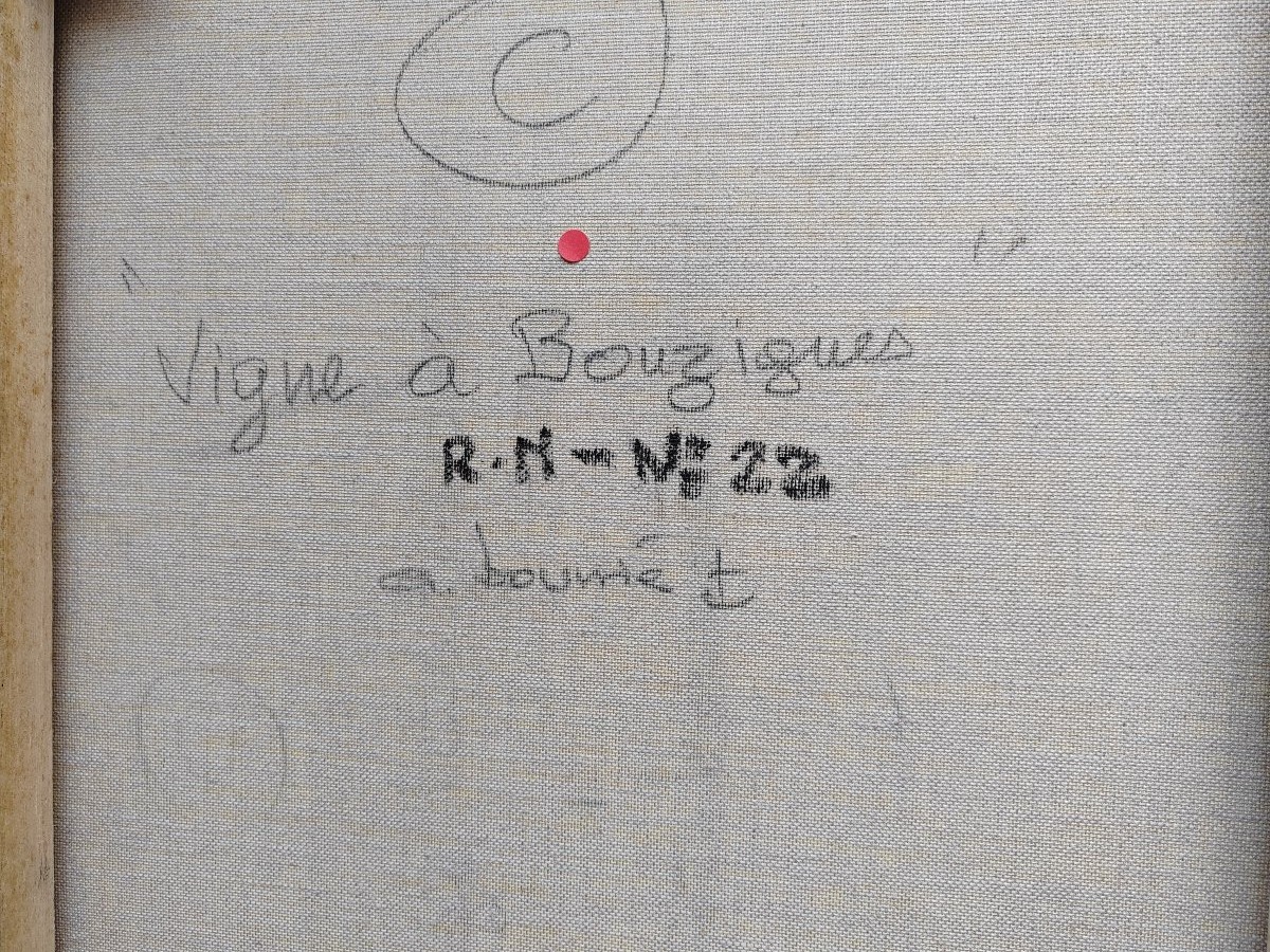 André Bourrié 60x73 Bouzigues Étang de Thau Séte -photo-1