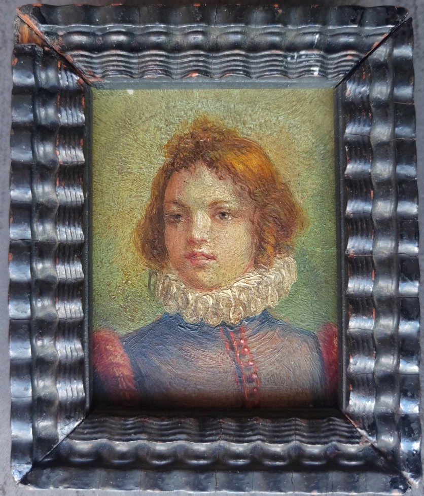 Renaissance Miniature Portrait Of A Woman 