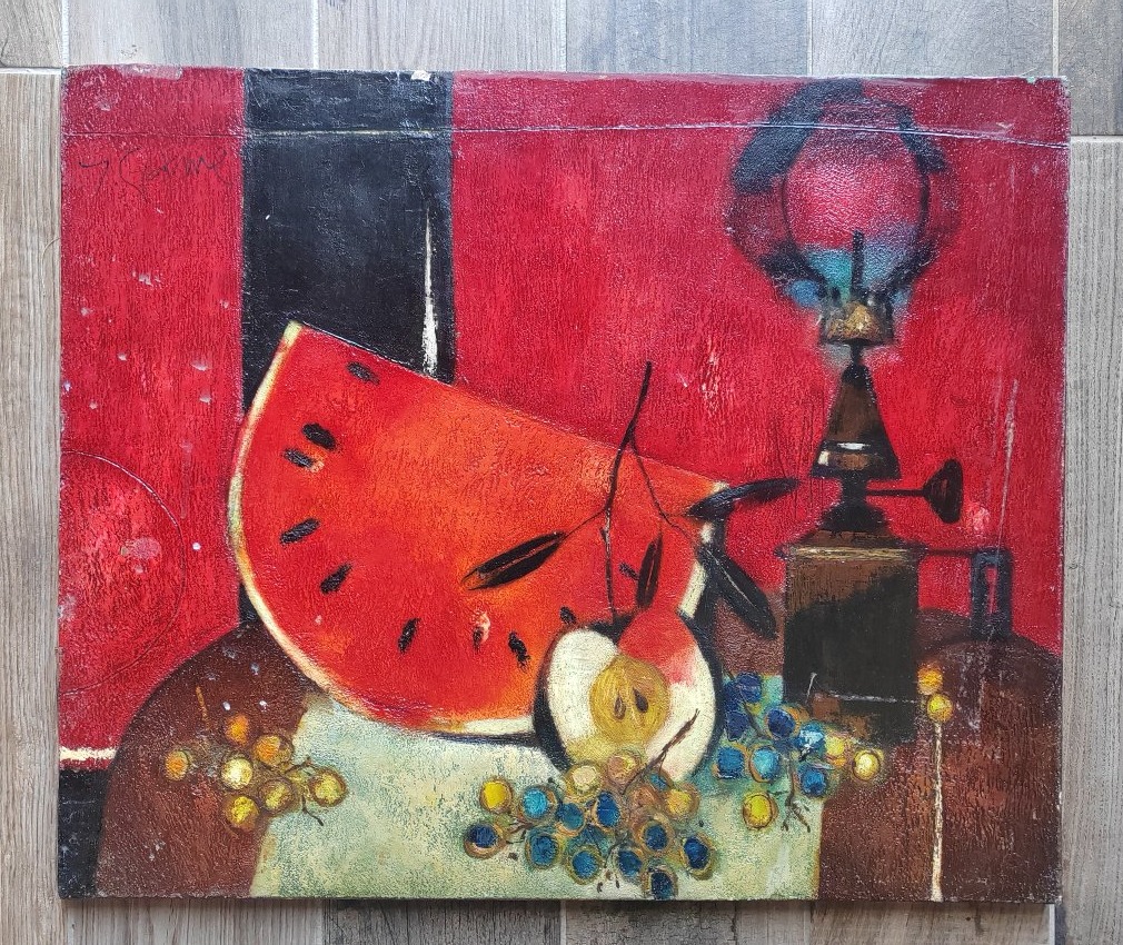 Large Watermelon Composition By Yves Ganne-photo-2