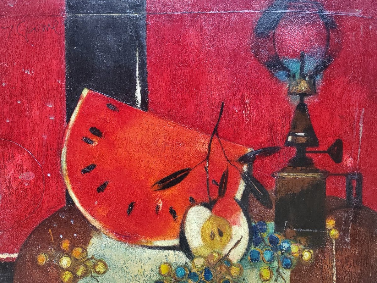 Large Watermelon Composition By Yves Ganne