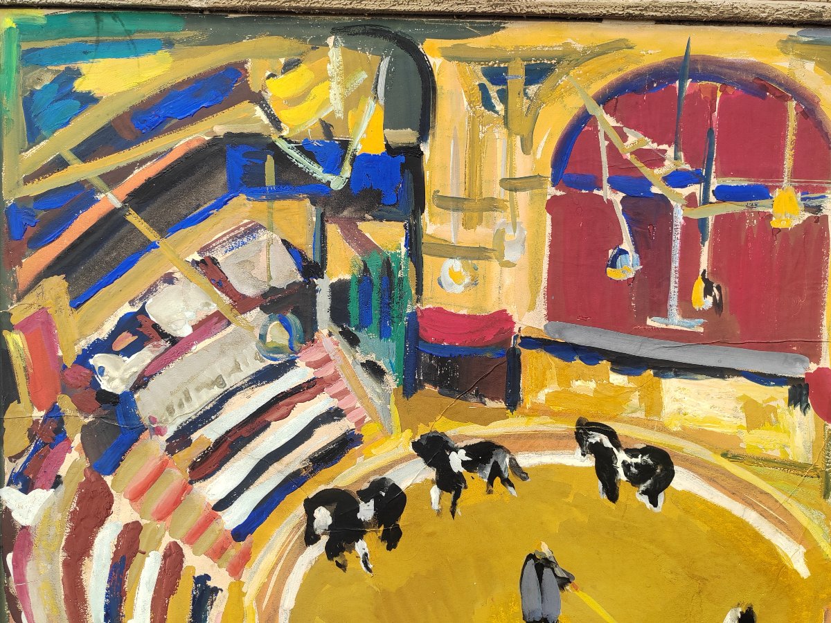 Grande vue Le cirque Amsterdam Pierre Pruvost 1951 fauve-photo-3