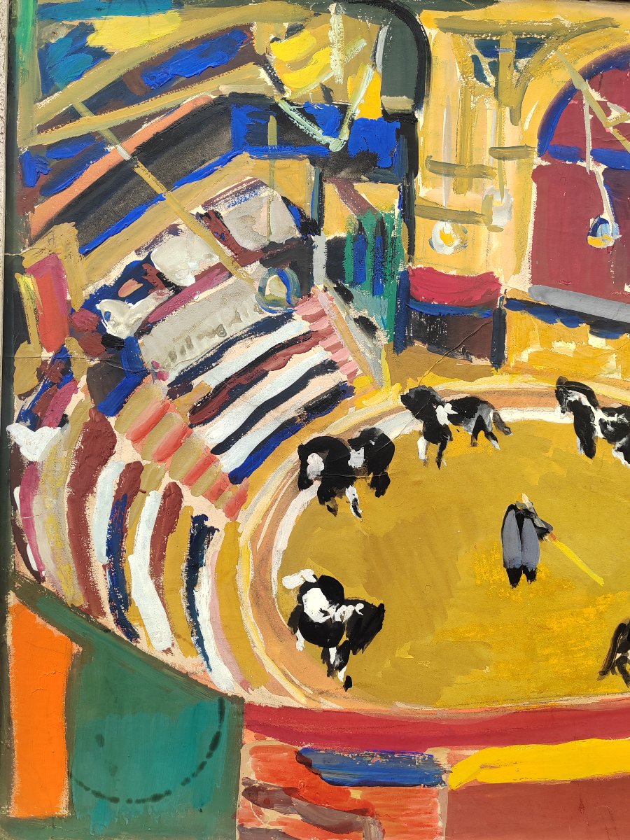 Grande vue Le cirque Amsterdam Pierre Pruvost 1951 fauve-photo-4
