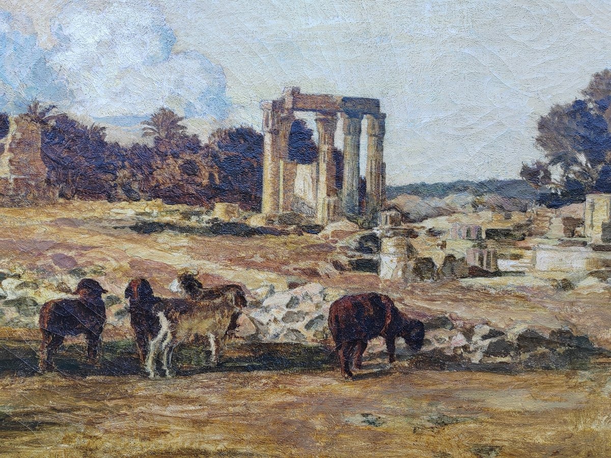 Emile René Menard (1861–1930) Egypt: The Ruins -photo-1