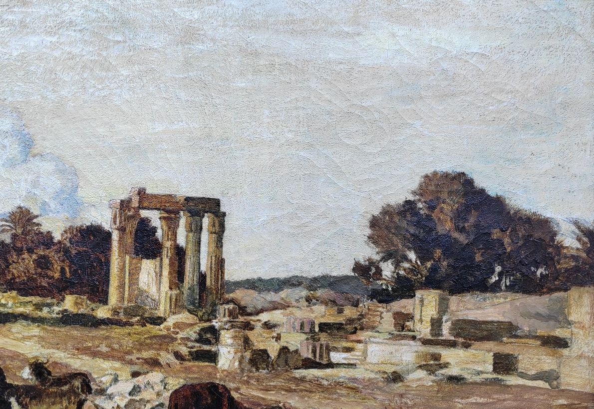 Emile René Menard (1861–1930) Egypt: The Ruins -photo-2