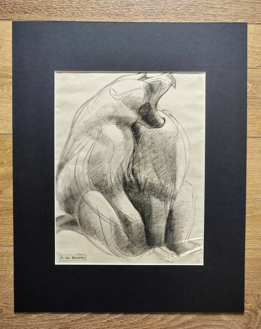 Albin de Buncey le babouin Jouve Sandoz art déco dessin animalier