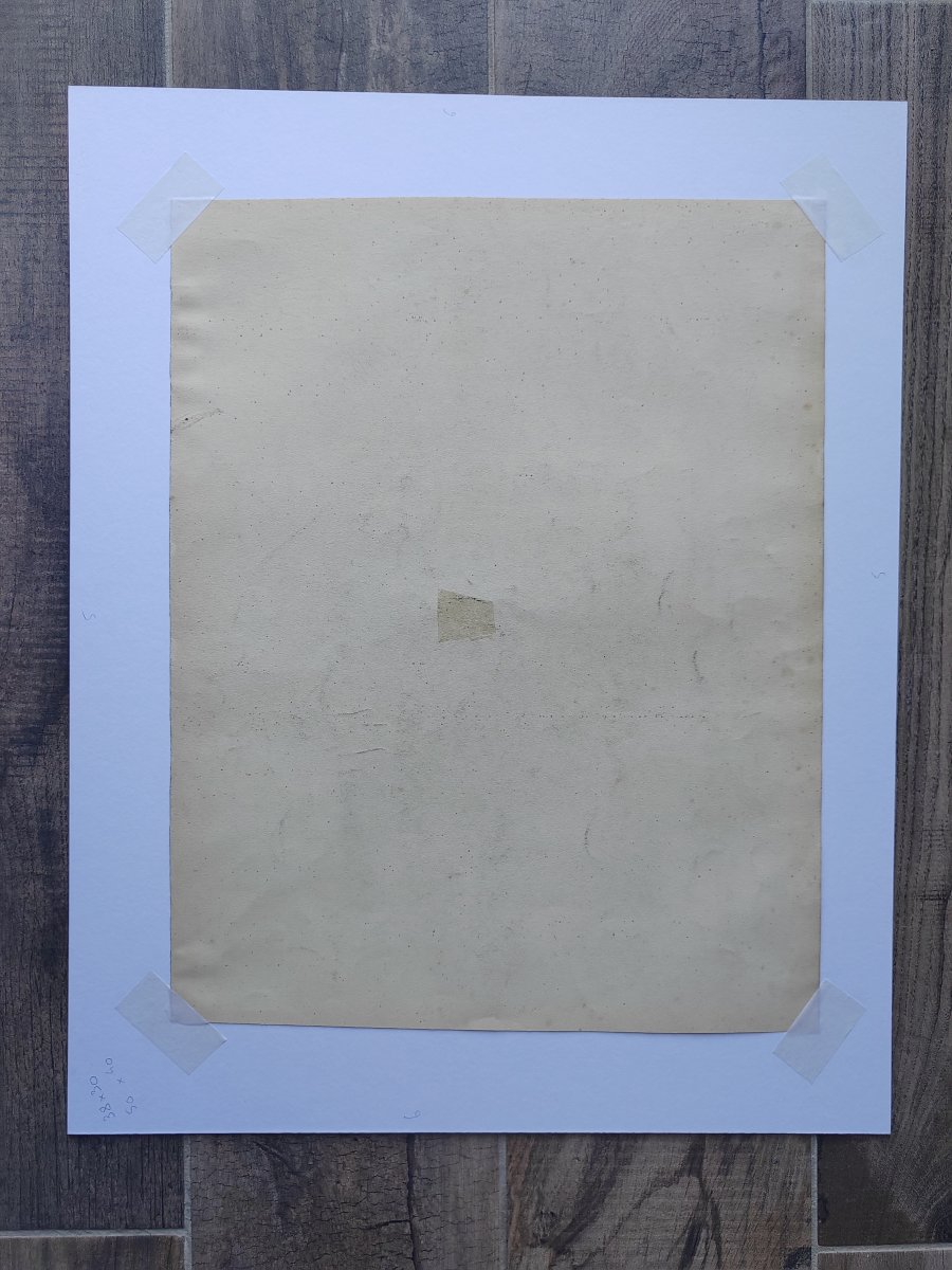 Grand dessin gorille Albin de Buncey 1920 art déco -photo-4