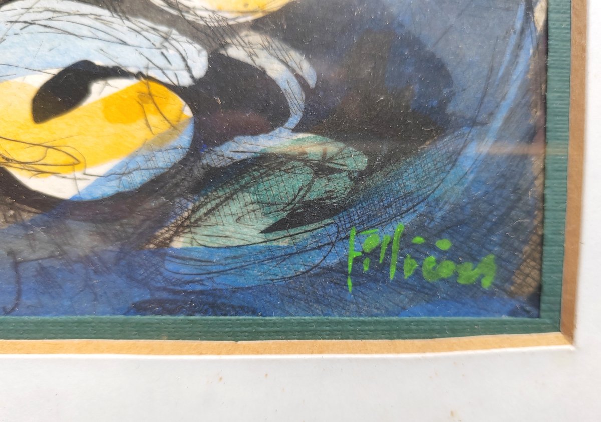 Odalisque, Mixed Media, Signature To Be Identified -photo-3